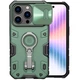TPU+PC чехол Nillkin CamShield Armor Pro no logo (шторка на камеру) для Apple iPhone 14 Pro Max Зеленый - изображение 4