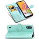 Шкіряний чохол (книжка) Art Case з візитницею для Xiaomi Redmi 9A Бірюзовий Без бренду - зображення 5