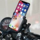 Кріплення тримач телефону металевий Motorace для мотоцикла на кермо дзеркало універсальний до 6.5" з USB QC 3.0 - зображення 8