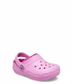 Детские сабо с мехом CROCS CLASSIC LINED CLOG T 25 Розовый 207009 - изображение 3