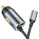 Автомобильное зарядное устройство в прикуриватель Hoco NZ7L |1USB, 20W/3A, PD/QC| c кабелем Lightning 1.2м - изображение 4
