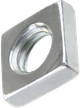 Гайка М3 DIN562 квадратная низкая, кл.проч. 4 цинк М Steelfix 50 шт (016899) - изображение 1