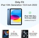 Силиконовый чехол обложка + Pencil Holder BBM1 для iPad 10 2022/2024 10,9"/iPad 11" 2025 (A16) Темно-зеленый - изображение 7