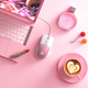 Мышь ONIKUMA Gaming CW916 INST-725f white-pink - изображение 2