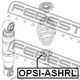 Проставка пружины задн., нижняя GM 0424761 (выр-во Febest) Febest (OPSIASHRL) - изображение 2
