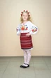 Спідниця Волинські візерунки українська ткана на запах 140 см бордова - зображення 3
