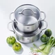 Набор кастрюль Zwilling Flow из 5 предметов нержавеющая сталь матовая 71030-000-0 - изображение 6