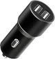 Автомобильное зарядное устройство для XO CC30 Metal Car Charger Black (XO-CC30-BK) - изображение 1