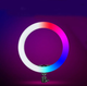 Кольцевая лампа цветная светодиодная RGB LED MJ33 для селфи блогеров фото тик тока - изображение 3