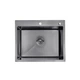 Кухонная мойка Kroner KRP Schwarze - 6050HM PVD (3,0/1,0 мм) CV025260 - изображение 1