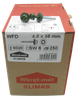 Саморез 4,8х35 для кровли WFD RAL6020 "Wkret-Met" 250 шт (010196) - изображение 4