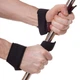 Лямки ремешки для становой тяги напульсник для тяги Zelart Pro Grip 167064 Black-Red - изображение 4