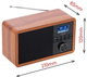 Odbiornik radiowy Adler AD 1184 Portable Digital Black Wood (OAVADLBUD0003) - obraz 8