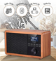 Odbiornik radiowy Adler AD 1184 Portable Digital Black Wood (OAVADLBUD0003) - obraz 10