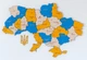 Дерев'яна Багатошарова мапа України "Патріот" 100×67 см - зображення 1
