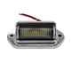 Фонарь LED освещения номерного знака 12V 6 диодов 66х33х21 мм серебристый - изображение 2