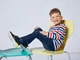Футболка-лонгслив хлопковый для мальчика Lupilu LIDL 369969 098-104 см (2-4 years) Комбинированный - изображение 3