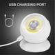 Светодиодная лампа с датчиком движения на аккумуляторе Белая Motion Sensor Light, светильник настенный (1009888-White) - изображение 3