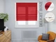 Римська штора система Light I&H Джусі велюр Червоний з бічними кантами 40*170 см - зображення 1