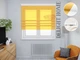 Римская штора система Light I&H Джуси велюр Солнечный желтый с верхним кантом 100*170 см - зображення 1