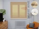 Римська штора система Light I&H Джусі велюр Горіх з нижнім кантом 40*170 см - зображення 1