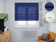 Римская штора система Light I&H Джуси велюр Синий 240*170 см - изображение 1