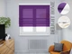 Римская штора система Light I&H Джуси велюр Фиолетовый с верхним кантом 260*170 см - зображення 1
