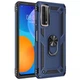 Ударостійкий чохол Serge Ring для Huawei P Smart (2021) Темно-синій - зображення 1