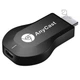 Медиаплеер адаптер Anycast 1.2GHz RAM-128MB Чёрный беспроводной приемник для трансляции экрана смартфона планшета на телевизор ретранслятор Wi-Fi - изображение 2
