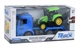 Машинка інерційна Same Toy Truck Тягач Синій з трактором 98-613Ut-2 - зображення 3