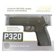 Пневматический пистолет Sig Sauer Air P320 Blowback (AIR-P320-177-30R-BLK) - изображение 7