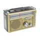 Портативний радіоприймач GOLON RX-382 3W MP3 USB/SD ліхтар золотистий - зображення 2
