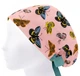 Медицинская шапочка женская HeadwearUniverse универсальная принт Бабочки на пудре - изображение 3