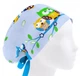 Медицинская шапочка женская HeadwearUniverse универсальная принт Совы на голубом - изображение 1
