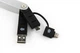 Брелок-адаптер Troika Walker USB MicroUSB метал Сірий HDSYR_1240 - зображення 4