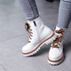 Ботинки женские Fashion Chrisley 3467 38 размер 24,5 см Белый 4261029 - изображение 5