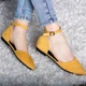 Туфли женские Fashion Euki 2782 36 размер 23,5 см Желтый 4013699 - изображение 5