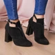 Ботильоны женские Fashion Catu 2645 38 размер 24,5 см Черный 3990140 - изображение 2