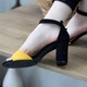 Женские босоножки Fashion Acey 2742 40 размер 25,5 см Желтый 4017868 - изображение 6