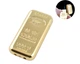 Газова запальничка турбо полум'я Gold Злиток золота №4438 (do320) - зображення 2