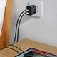 Мережевий зарядний пристрій Baseus Speed Mini Dual U 10.5W 2USB 2.1A Travel Charge Black (CCFS-R01) - зображення 8