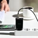 Мережевий зарядний пристрій Baseus Speed Mini Dual U 10.5W 2USB 2.1A Travel Charge Black (CCFS-R01) - зображення 2