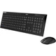 Комплект (клавиатура + мышь) Rapoo 8210M Black [78987] - изображение 1