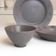 Тарелка обеденная MBM HOME 23 см Серая (KP-40 GRAY) - изображение 5