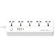 Мережевий Подовжувач LDNIO SC5415 5 universal ports /1 PD/1 QC/2 auto ID 2m, White - зображення 1