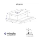 Вытяжка телескопическая Minola HTL 6110 I 630 - изображение 7