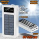 Power Bank на солнечной батарее Kamry 30000 mAh (реальная ёмкость) 2хUSB и встроенные кабеля MicroUSB/Lightning/Type-C/USB Белый - изображение 1