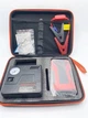 Комплект пускозарядное автомобильное устройство Jump Starter 16800mAh PowerBank, фонарь, 2USB, кейс, Красно-черный + Автомобильный компрессор - изображение 4