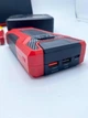 Комплект пускозарядное автомобильное устройство Jump Starter 16800mAh PowerBank, фонарь, 2USB, кейс, Красно-черный + Автомобильный компрессор - изображение 6