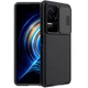 Карбоновая накладка Nillkin Camshield (шторка на камеру) для Xiaomi Redmi K50 / K50 Pro Черный / Black - изображение 6